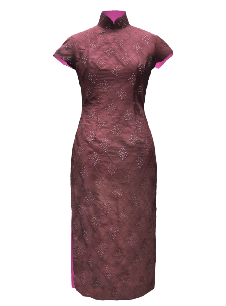 圓襟十字袖夾長衫 - 封有才師傅