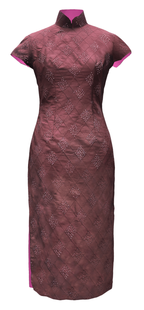 Lined Crossed-sleeve with round front flag